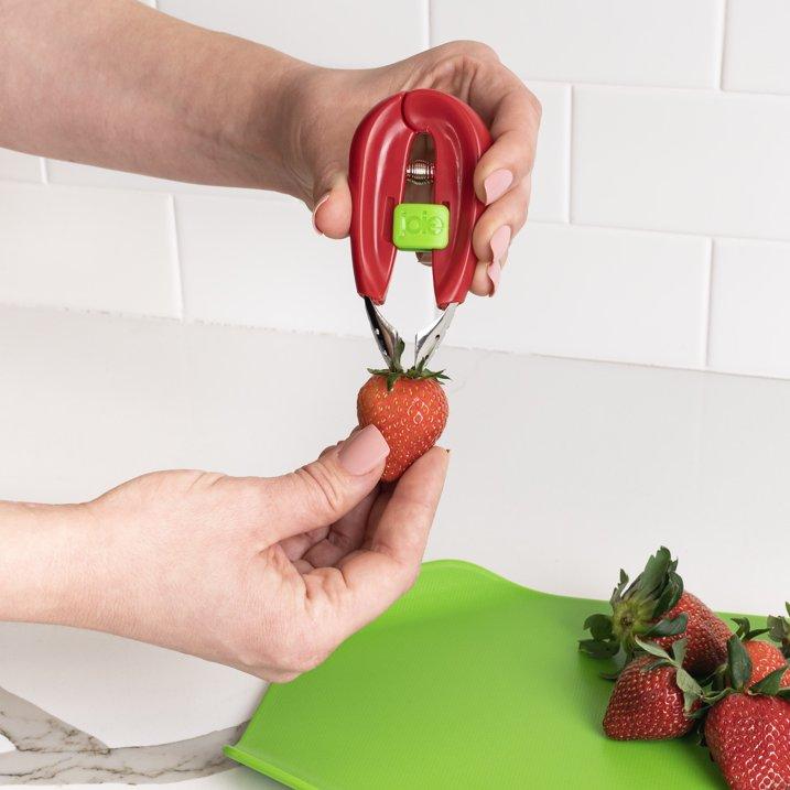 Descorazonador de Fresas y Frutas Pequeñas Huller